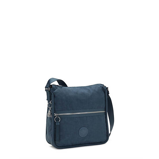 Kipling Oswin Omuz Çantası Lacivert Gri | TR 1789EB